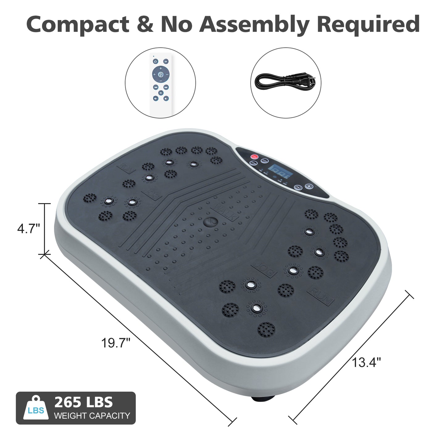 Vibration Plate Exercise Machine - Whole Body Workout Platform for Weight Loss & Toning