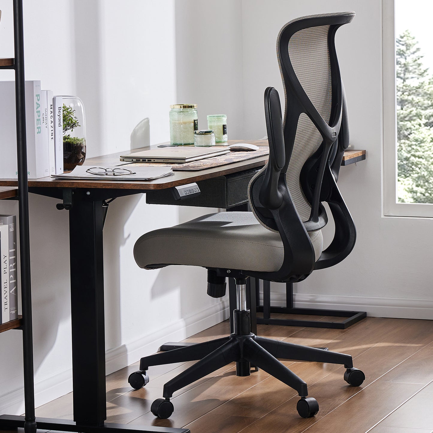 Ergonomic Mesh Office Chair - Breathable Computer Desk Chair with Lumbar Support