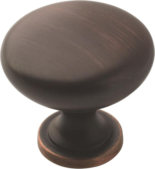 | Cabinet Knob | Oil Rubbed Bronze | 1-1/4 Inch (32 Mm) Diameter | Edona | 10 Pack | Drawer Knob | Cabinet Hardware