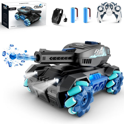 RC Tank Toy with Water Bomb - 2.4G Gesture Control Remote Control Car for Kids