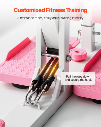 Deep Squat Machine - Glute Trainer with 3 Resistance Bands for Booty Sculpting & Leg Strength - 300lbs