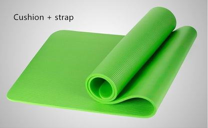 Eco-Friendly NBR Yoga Mat - Non-Slip Exercise Mat for Yoga, Pilates & Home Workouts
