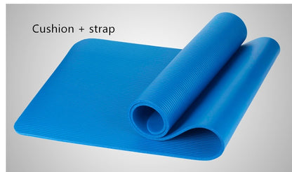 Eco-Friendly NBR Yoga Mat - Non-Slip Exercise Mat for Yoga, Pilates & Home Workouts