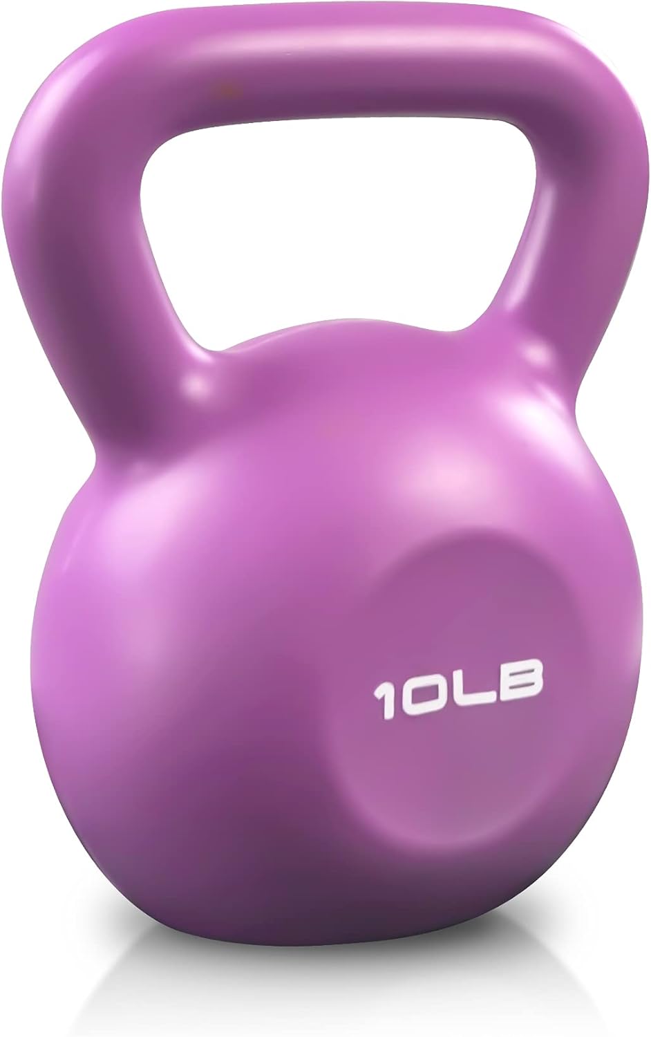 10 LB Kettlebell Set - Vinyl Coated Weight Set for Women's Home Gym Strength Training