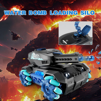 RC Tank Toy with Water Bomb - 2.4G Gesture Control Remote Control Car for Kids