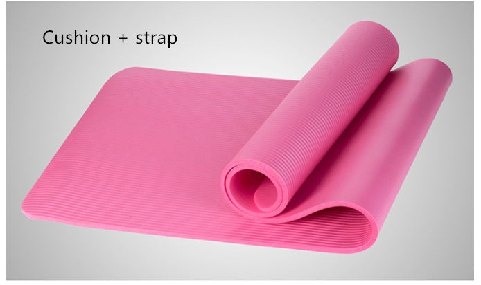 Eco-Friendly NBR Yoga Mat - Non-Slip Exercise Mat for Yoga, Pilates & Home Workouts