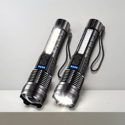 2-Pack Mini LED Flashlights - Compact Tactical Flashlight Set for Emergency & Outdoor Use