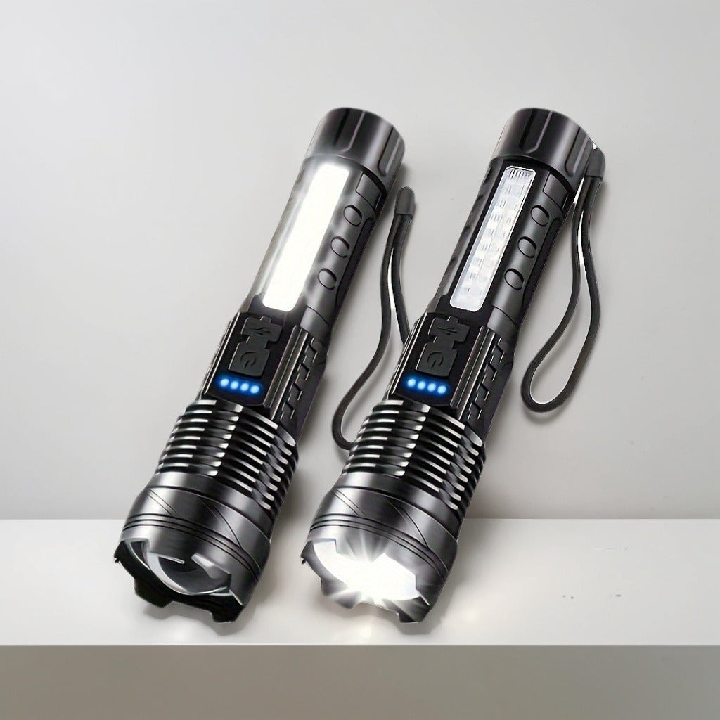 2-Pack Mini LED Flashlights - Compact Tactical Flashlight Set for Emergency & Outdoor Use