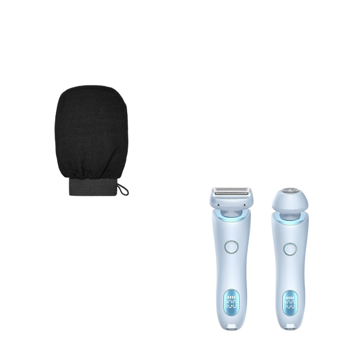 2-in-1 Hair Removal Epilator & Trimmer – USB Rechargeable Women's Body Shaver for Face, Legs & Bikini