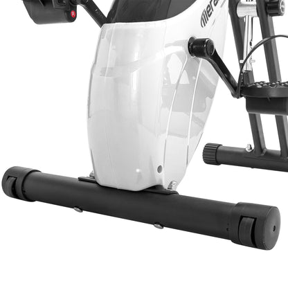 Folding Exercise Bike - 10-Level Adjustable Resistance Upright & Recumbent X-Bike