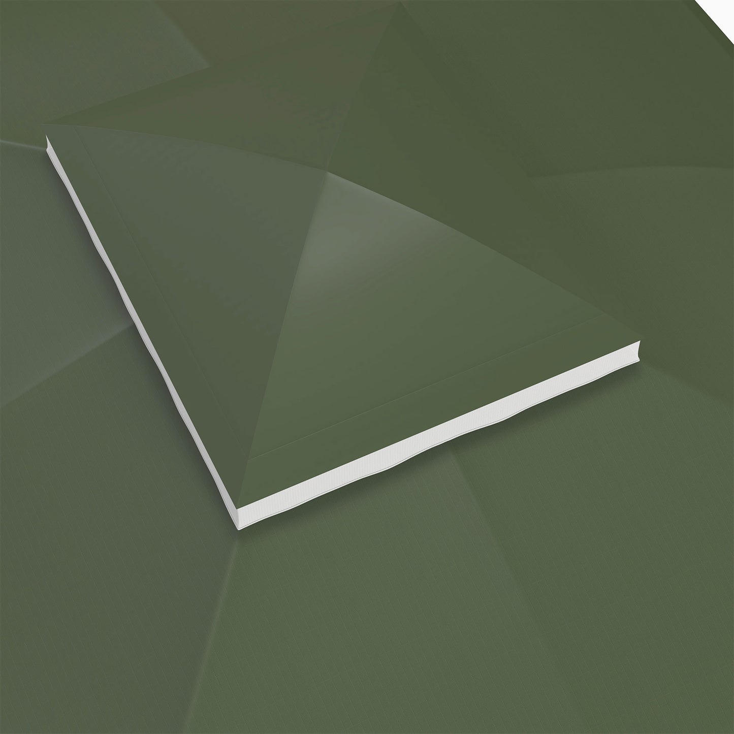 10' x 12' 2-Tier Gazebo Canopy Replacement Cover with Drainage Holes - Green