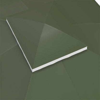 10' x 12' 2-Tier Gazebo Canopy Replacement Cover with Drainage Holes - Green