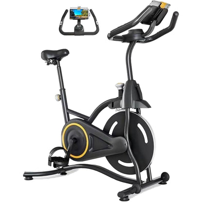 Bicicleta de spinning para interiores: bicicleta estática profesional para gimnasio en casa y cardio.