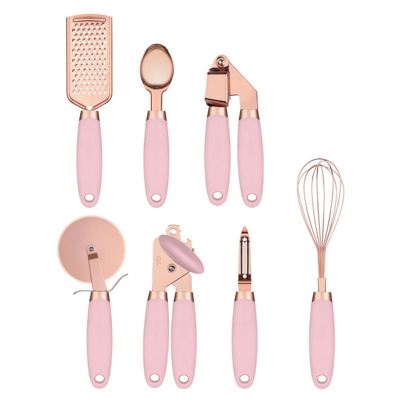 Premium Copper-Plated Peeler Set - 3-Piece Kitchen Gadget Tool Kit