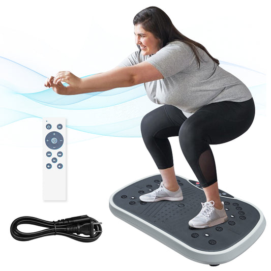 Vibration Plate Exercise Machine - Whole Body Workout Platform for Weight Loss & Toning