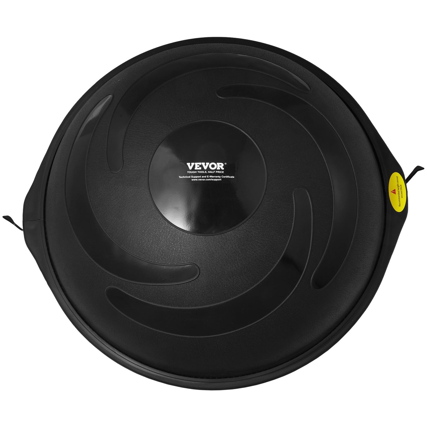 Pelota BOSU Pro de 26 pulgadas: Entrenador de equilibrio de alta resistencia con capacidad de 1500 lb para atletas avanzados, color negro