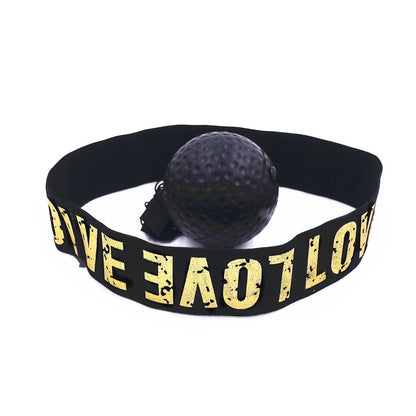 Boxing Reflex Ball with Headband - Speed Training Equipment for Hand-Eye Coordination, Reaction Time & Fitness - Adjustable Fight Ball for Adults & Kids