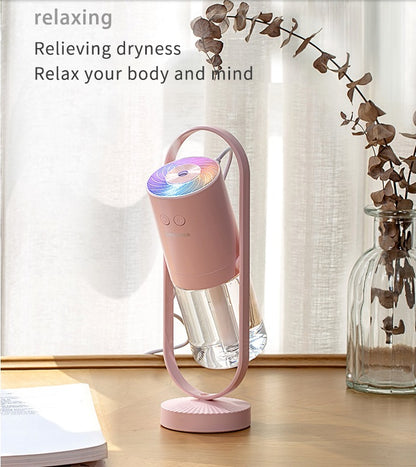 Magic Shadow USB Humidifier with Projection Night Light - Ultrasonic Mist Maker