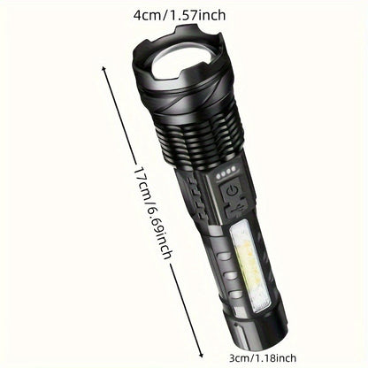 2-Pack Mini LED Flashlights - Compact Tactical Flashlight Set for Emergency & Outdoor Use