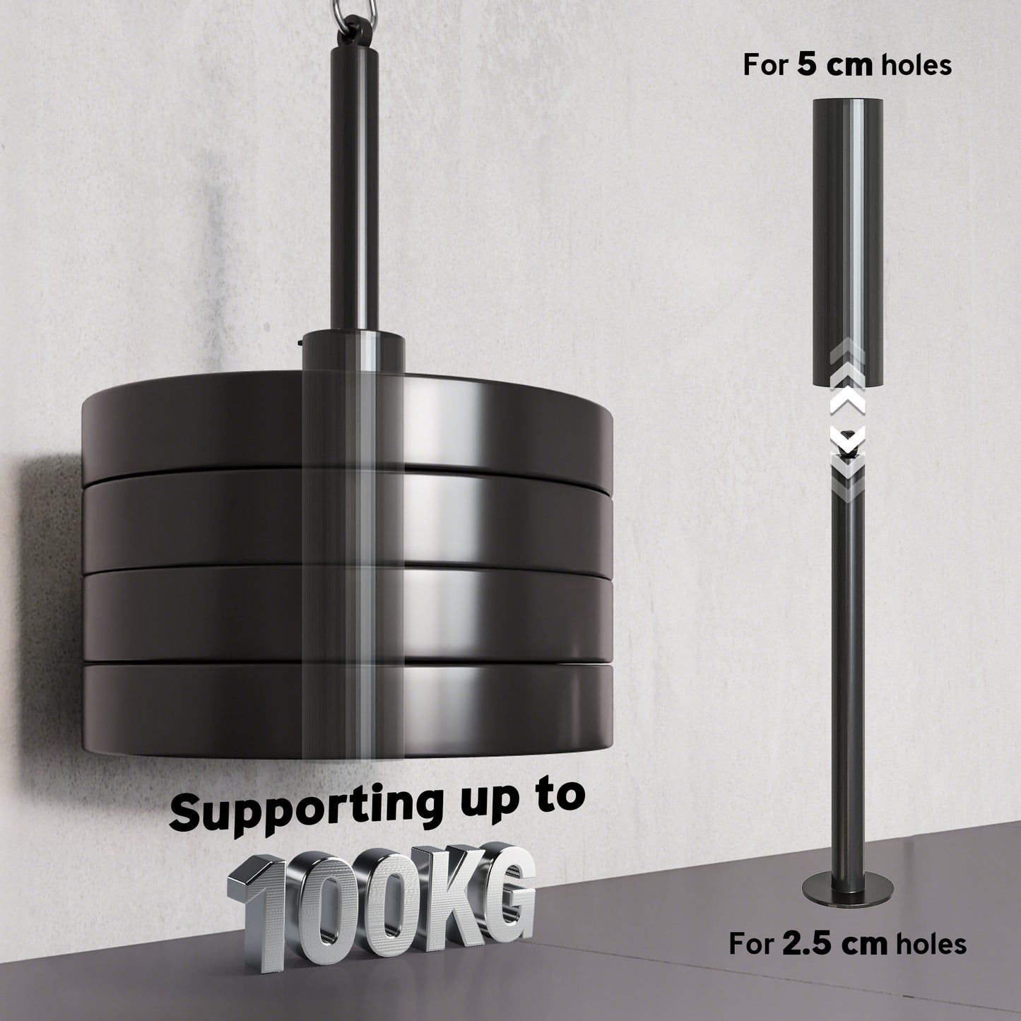 Weight Cable Pulley System for Home Gym - 220 lbs Capacity | LAT Pull Down