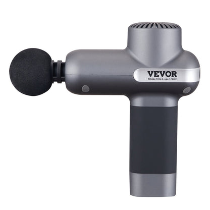 VEVOR Massage Gun - Deep Tissue Percussion Massager | 5 Speeds & 6 Heads
