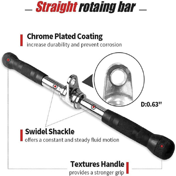 Multi-Functional Fitness Handlebars - 4-Piece Adjustable Pull-Down Squat Rack Set for Home Gym