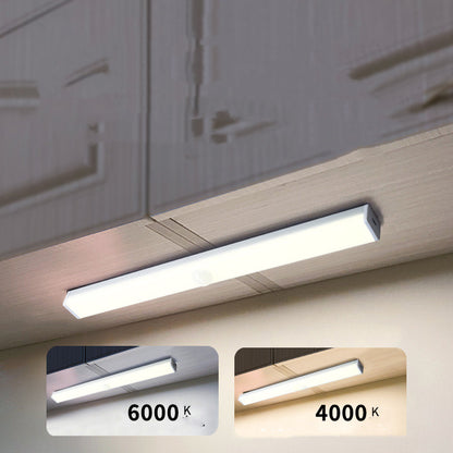 Motion Sensor LED Light Bar – Wireless Under Cabinet Lighting for Kitchen, Closet, Wardrobe & Hallway