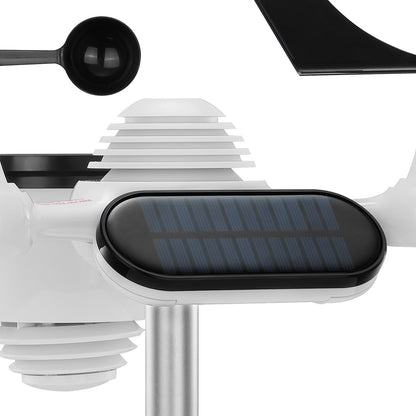 7-in-1 Wireless Weather Station - Large Color Display with Indoor/Outdoor Sensors