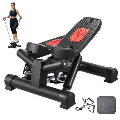 Twist Stepper for Waist & Core - Mini Stepper with Rotational Motion for Abs & Glutes - 330lbs