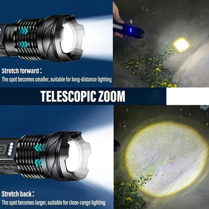 2-Pack Mini LED Flashlights - Compact Tactical Flashlight Set for Emergency & Outdoor Use