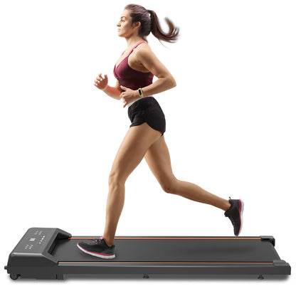 Walking Pad Under Desk Treadmill - Portable LED Display & Remote Control for Home Office