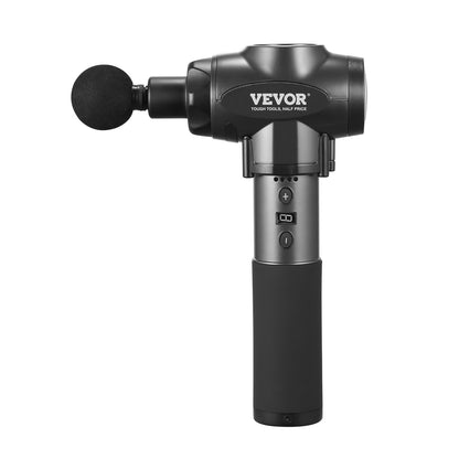 VEVOR Massage Gun - Deep Tissue Percussion Massager | 9 Speeds & 6 Heads