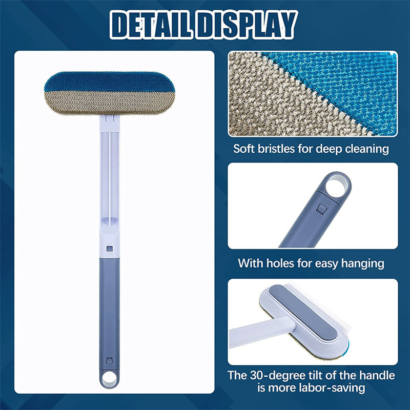 4-in-1 Pet Hair Remover Brush – Multi-Purpose Cleaning Tool for Dog & Cat Hair, Furniture & Windows