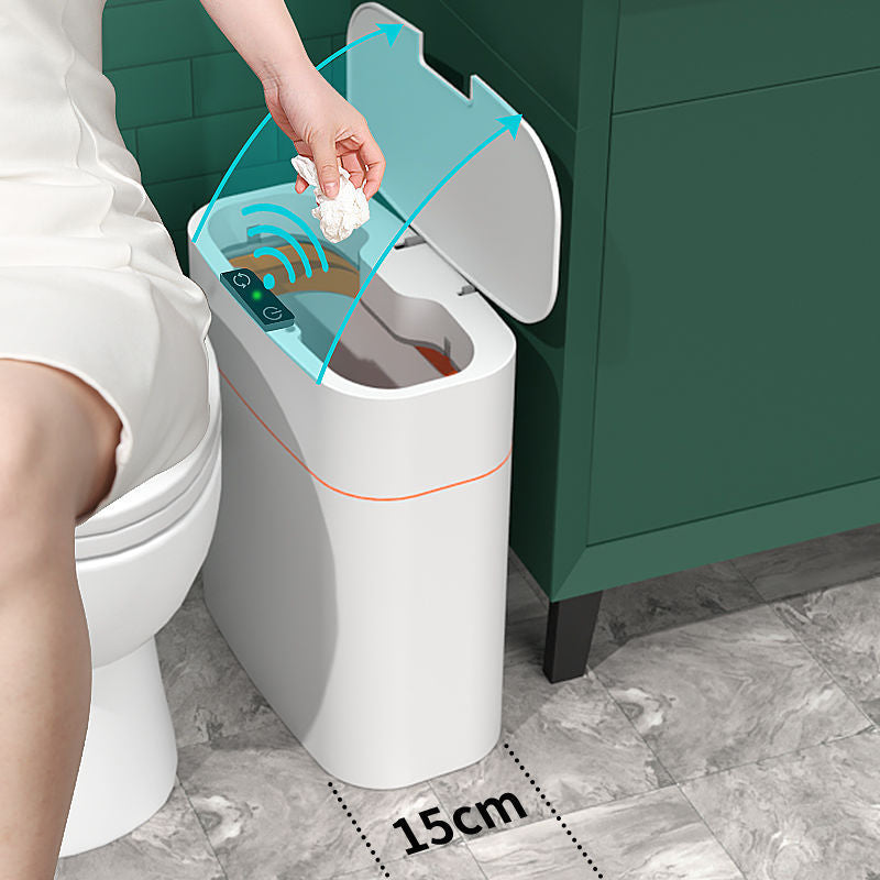 Smart Trash Can with Motion Sensor Lid – Automatic Touchless Waste Bin for Kitchen, Bedroom & Bathroom