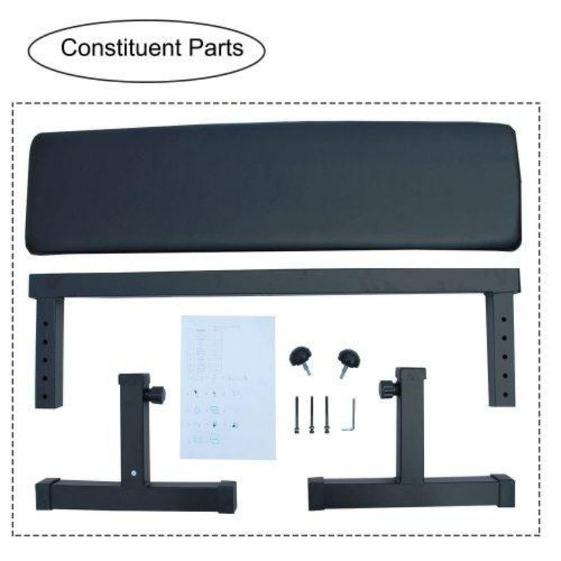 Flat Weight Bench for Home Gym - Dumbbell Bench Press for Strength Training & Workouts