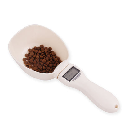 Smart Pet Food Scoop with Digital Scale - Portion Control Measuring Shovel for Dogs & Cats