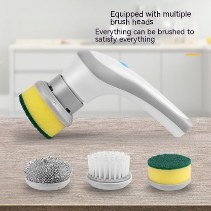 4-in-1 Electric Spinning Scrubber - Cordless Power Cleaning Brush for Kitchen & Bathroom