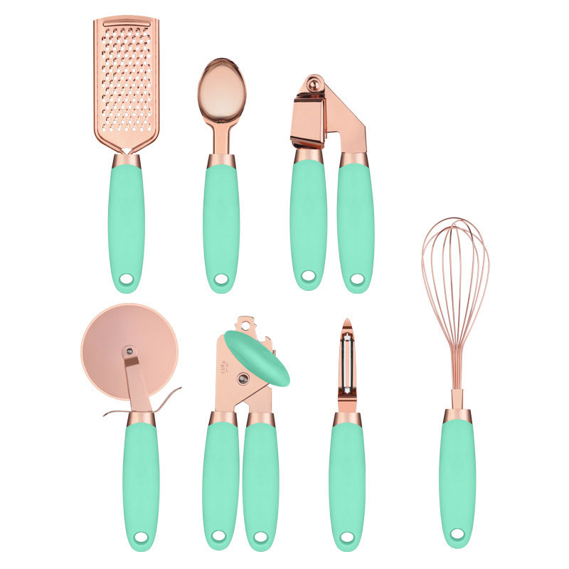 Premium Copper-Plated Peeler Set - 3-Piece Kitchen Gadget Tool Kit
