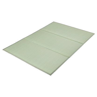 Japanese Tatami Mat - Queen Size Natural Rush Grass Floor Mattress for Meditation & Yoga