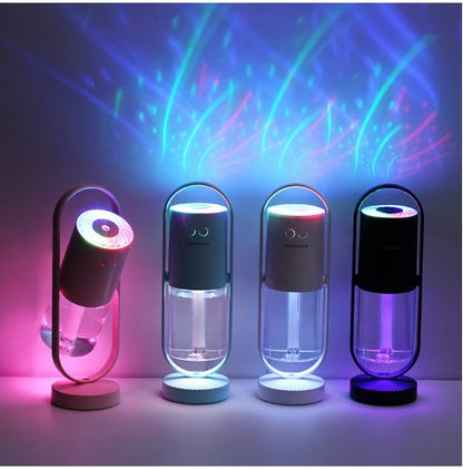 Magic Shadow USB Humidifier with Projection Night Light - Ultrasonic Mist Maker