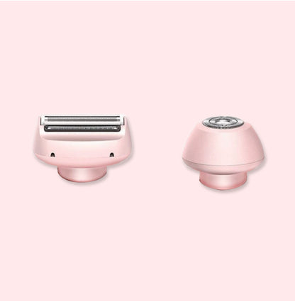 2-in-1 Hair Removal Epilator & Trimmer – USB Rechargeable Women's Body Shaver for Face, Legs & Bikini