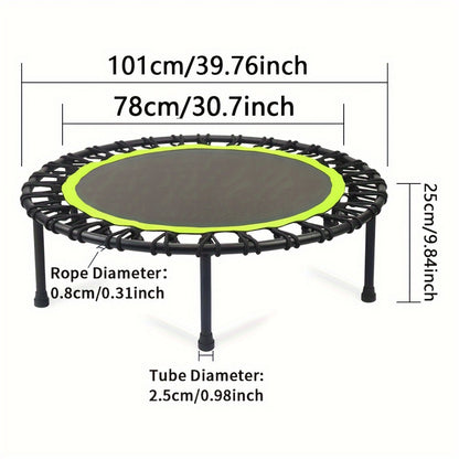 40" Mini Fitness Trampoline - 661 lbs Capacity | Home & Garden Exercise