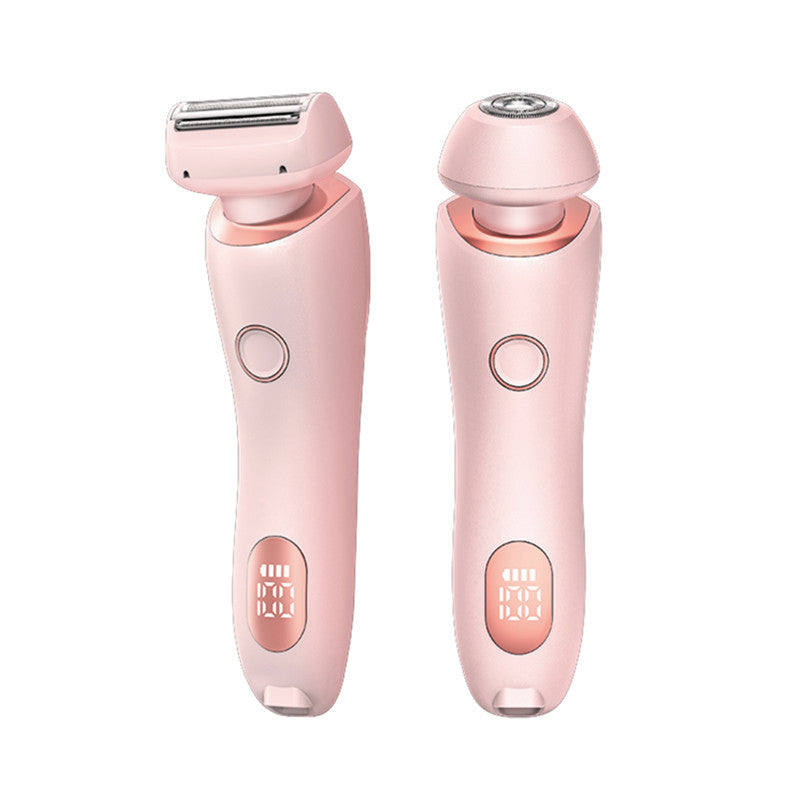 2-in-1 Hair Removal Epilator & Trimmer – USB Rechargeable Women's Body Shaver for Face, Legs & Bikini