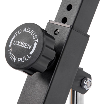 Folding Exercise Bike - Adjustable Resistance Upright & Recumbent X-Bike for Home Gym