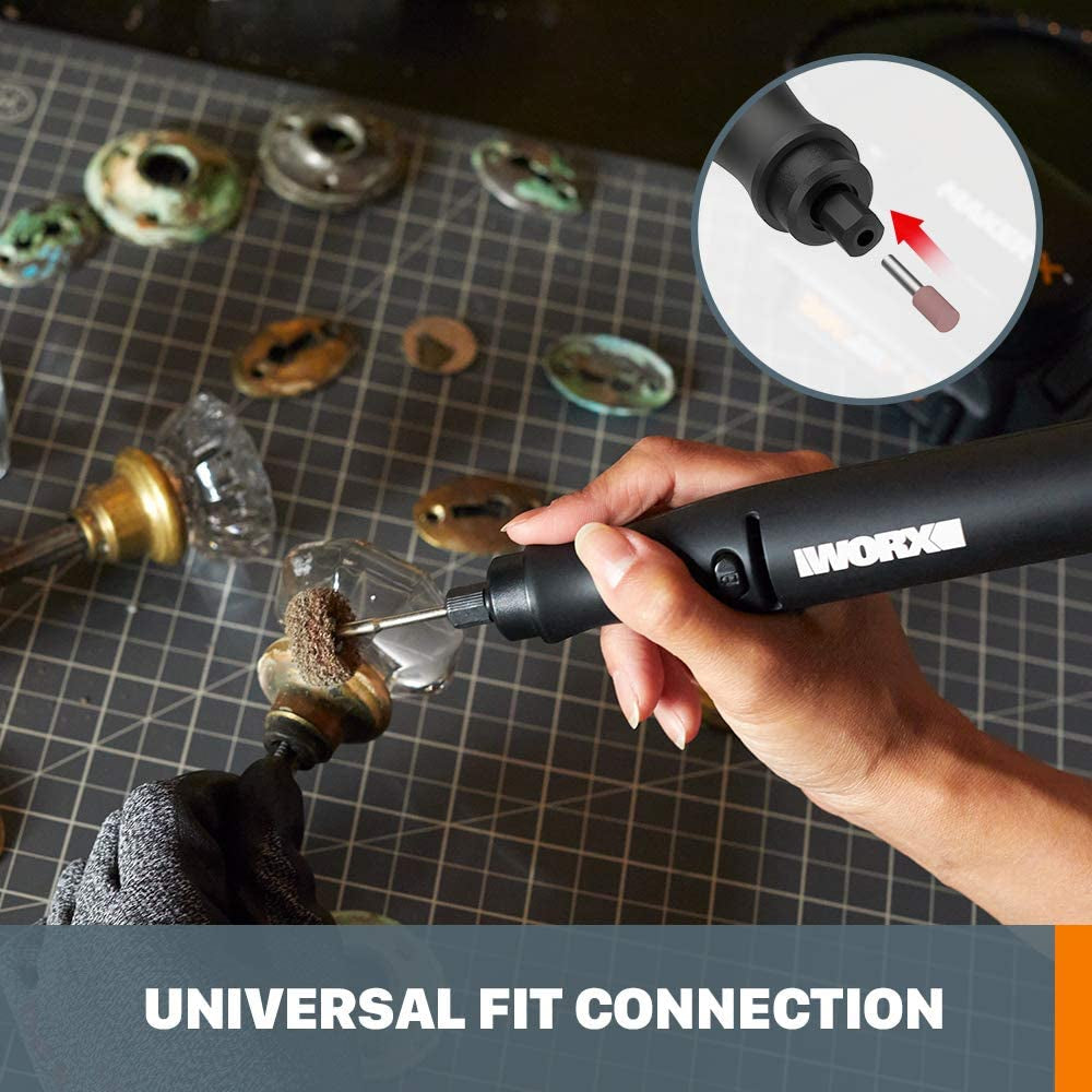 MAKERX WX988L 2Pc Crafting Tool Combo Kit - Rotary Tool + Wood & Metal Crafter