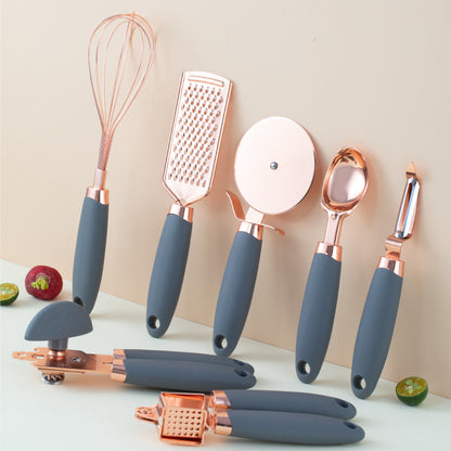 Premium Copper-Plated Peeler Set - 3-Piece Kitchen Gadget Tool Kit