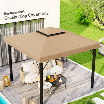 10' x 10' Gazebo Replacement Canopy - Model 84C-051 / 84C-269 Compatible - Khaki