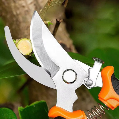 Gardening Shears Ergonomic Handle with Sharp Blades Durable Garden Pruning Shears for Harvesting Flower Fruit Labor Saving Tool