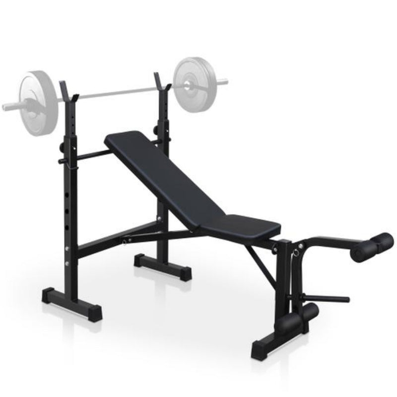 Olympic Weight Bench - Full Body Workout Station with Squat Rack & Bench Press