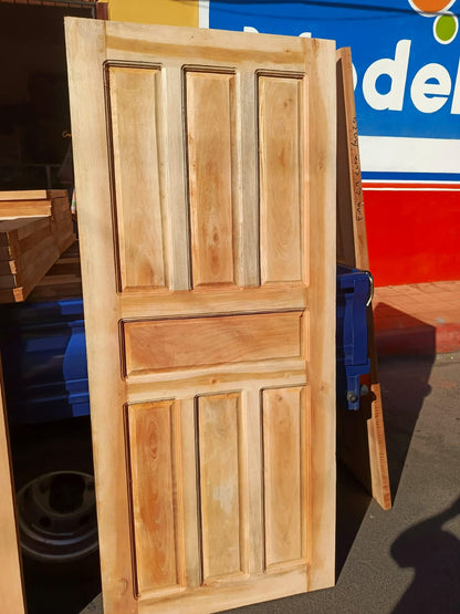 Solid Wood Door 90x210cm - Pochote Hardwood Interior Door | Nicaragua Crafted